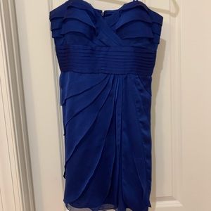 Royal blue cocktail dress